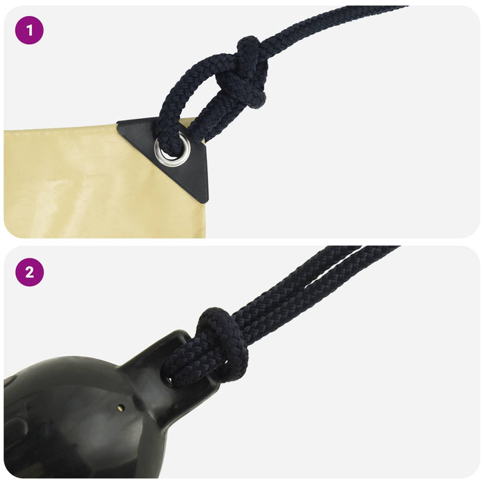 Sfoară de Barcă 9 m 1.6 Albastru regal Poliester WALTI