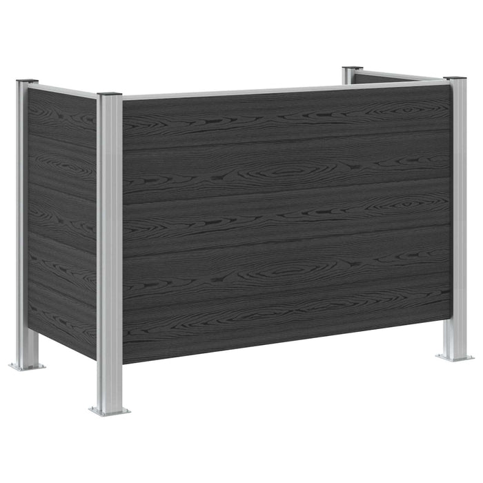 Împrejmuire pentru Coș de Gunoi Gri 161 x 85 x 115 cm - WALTI WALTI