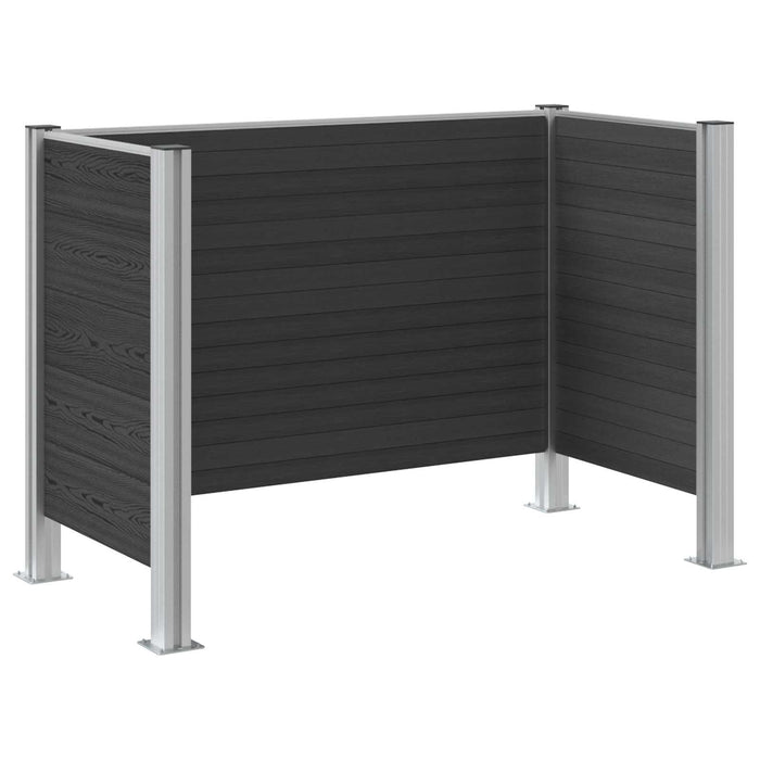 Împrejmuire pentru Coș de Gunoi Gri 161 x 85 x 115 cm - WALTI WALTI