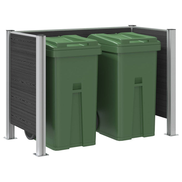 Împrejmuire pentru Coș de Gunoi Gri 161 x 85 x 115 cm - WALTI WALTI