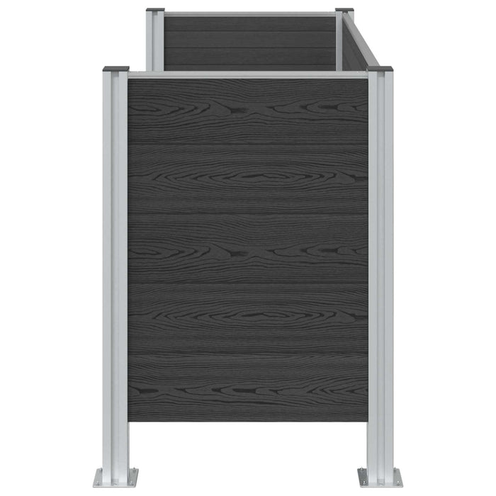Împrejmuire pentru Coș de Gunoi Gri 161 x 85 x 115 cm - WALTI WALTI