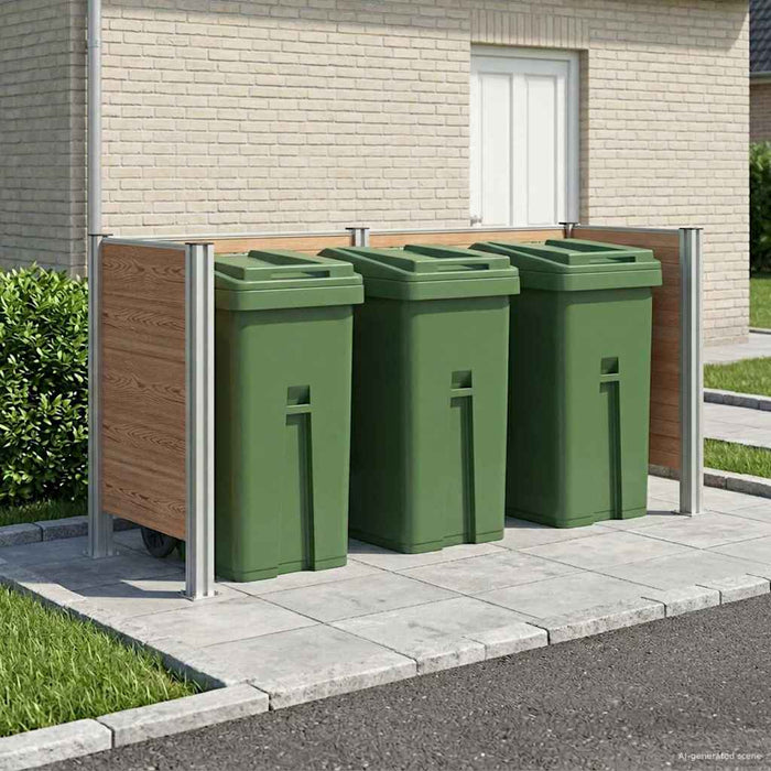 Împrejmuire pentru Coș de Gunoi Maro 237 x 85 x 115 cm - WALTI WALTI