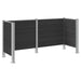 Împrejmuire pentru Coș de Gunoi Gri 237 x 85 x 115 cm - WALTI WALTI
