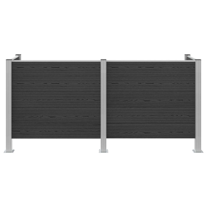 Împrejmuire pentru Coș de Gunoi Gri 237 x 85 x 115 cm - WALTI WALTI