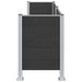 Împrejmuire pentru Coș de Gunoi Gri 237 x 85 x 115 cm - WALTI WALTI