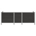 Împrejmuire pentru Coș de Gunoi Gri 315 x 85 x 115 cm - WALTI WALTI