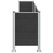 Împrejmuire pentru Coș de Gunoi Gri 315 x 85 x 115 cm - WALTI WALTI