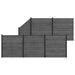 Panou de Gardă 6 pcs WPC și Aluminiu Gri - WALTI WALTI