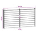 Panou de Gardă 2 pcs WPC și Aluminiu Negru - WALTI WALTI