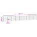 Panou de Gardă 9 pcs WPC și Aluminiu Negru - WALTI WALTI