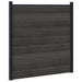 Panou de Gardă 5 pcs WPC și Aluminiu Negru - WALTI WALTI