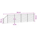 Panou de Gardă 5 pcs WPC și Aluminiu Negru - WALTI WALTI