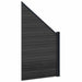 Panou de Gardă 11 pcs WPC și Aluminiu Negru - WALTI WALTI
