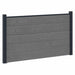 Panou de Gardă 7 pcs WPC și Aluminiu Gri - WALTI WALTI