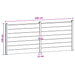 Panou de Gardă 2 pcs WPC și Aluminiu Gri - WALTI WALTI
