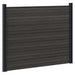 Panou de Gardă 10 pcs WPC și Aluminiu Negru - WALTI WALTI