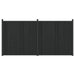 Panou de Gardă 2 pcs WPC și Aluminiu Negru - WALTI WALTI