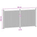 Panou de Gardă 2 pcs WPC și Aluminiu Negru - WALTI WALTI