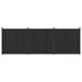 Panou de Gardă 3 pcs WPC și Aluminiu Negru - WALTI WALTI