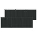 Panou de Gardă 6 pcs WPC și Aluminiu Negru - WALTI WALTI