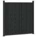 Panou de Gardă 8 pcs WPC și Aluminiu Negru - WALTI WALTI