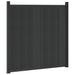 Panou de Gardă 8 pcs WPC și Aluminiu Negru - WALTI WALTI