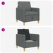 Sofa cu Spațiu de Depozitare Gri închis 72 x 78 x 87 cm - WALTI WALTI