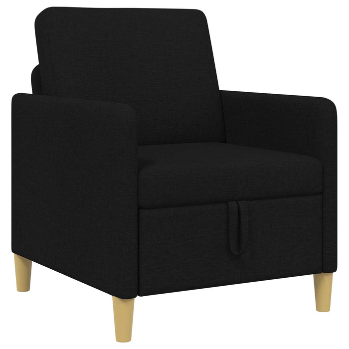 Sofa cu Spațiu de Depozitare Negru 72 x 78 x 87 cm Poliester - WALTI WALTI