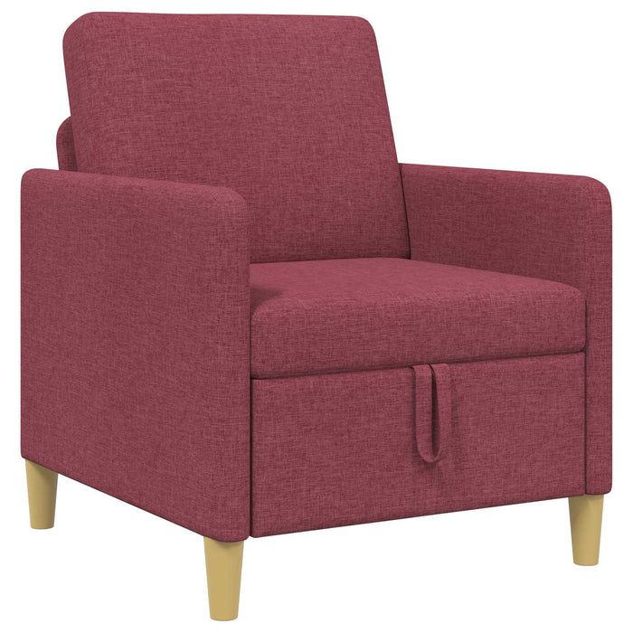 Sofa cu Spațiu de Depozitare Roșu Vin 72 x 78 x 87 cm Poliester - WALTI WALTI