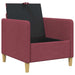 Sofa cu Spațiu de Depozitare Roșu Vin 72 x 78 x 87 cm Poliester - WALTI WALTI