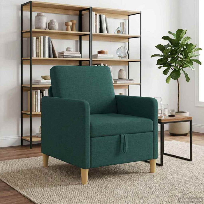 Sofa cu Spațiu de Depozitare Verde închis 72 x 78 x 87 cm - WALTI WALTI