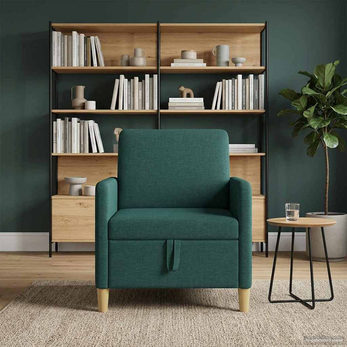 Sofa cu Spațiu de Depozitare Verde închis 72 x 78 x 87 cm - WALTI WALTI