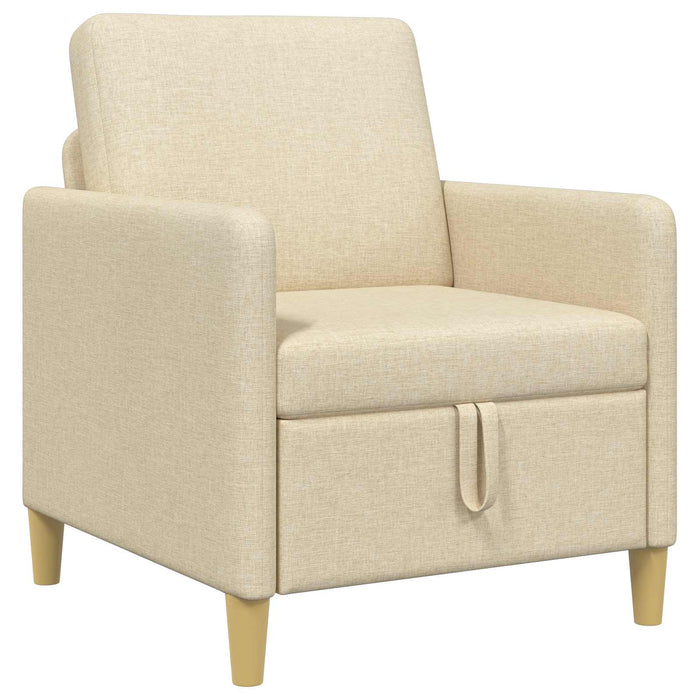 Sofa cu Spațiu de Depozitare Crem 72 x 78 x 87 cm Poliester - WALTI WALTI