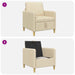 Sofa cu Spațiu de Depozitare Crem 72 x 78 x 87 cm Poliester - WALTI WALTI