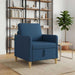 Sofa cu Spațiu de Depozitare albastru 72 x 78 x 87 cm Poliester - WALTI WALTI