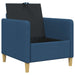 Sofa cu Spațiu de Depozitare albastru 72 x 78 x 87 cm Poliester - WALTI WALTI