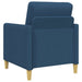 Sofa cu Spațiu de Depozitare albastru 72 x 78 x 87 cm Poliester - WALTI WALTI