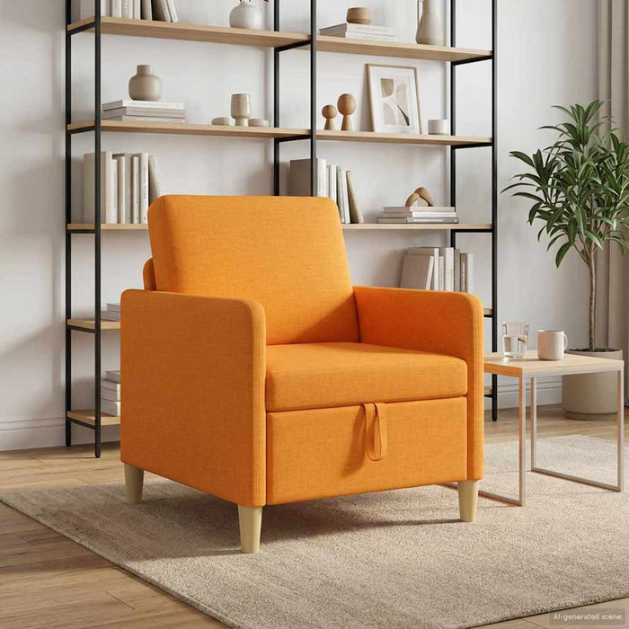 Sofa cu Spațiu de Depozitare Galben Întunecat 72 x 78 x 87 cm WALTI