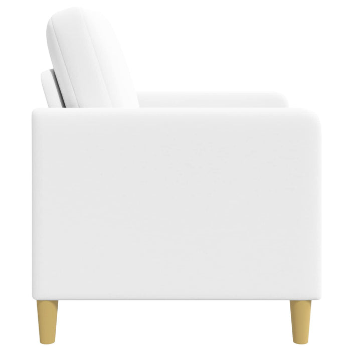 Sofa cu Spațiu de Depozitare Alb 72 x 78 x 87 cm Poliester - WALTI WALTI