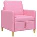 Sofa cu Spațiu de Depozitare Roz 72 x 78 x 87 cm Poliester - WALTI WALTI