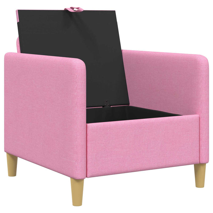 Sofa cu Spațiu de Depozitare Roz 72 x 78 x 87 cm Poliester - WALTI WALTI