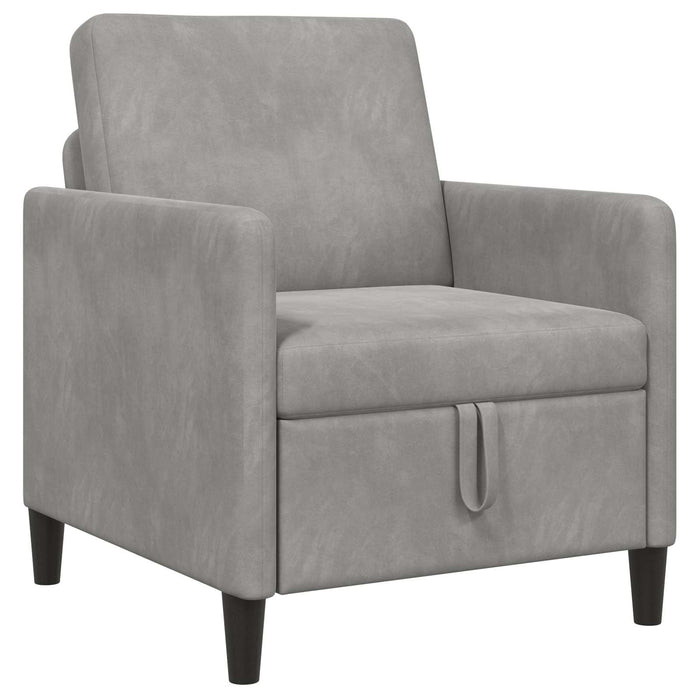 Sofa cu Spațiu de Depozitare Gri deschis 72 x 78 x 87 cm - WALTI WALTI