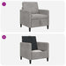 Sofa cu Spațiu de Depozitare Gri deschis 72 x 78 x 87 cm - WALTI WALTI