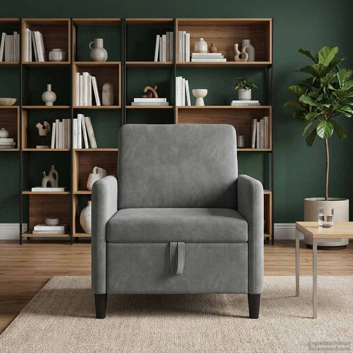 Sofa cu Spațiu de Depozitare Gri închis 72 x 78 x 87 cm - WALTI WALTI