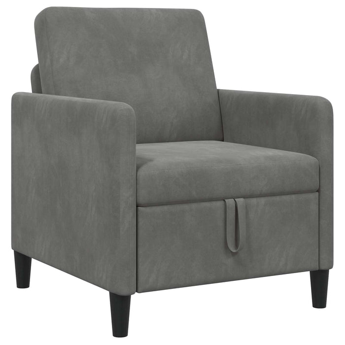 Sofa cu Spațiu de Depozitare Gri închis 72 x 78 x 87 cm - WALTI WALTI
