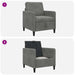 Sofa cu Spațiu de Depozitare Gri închis 72 x 78 x 87 cm - WALTI WALTI