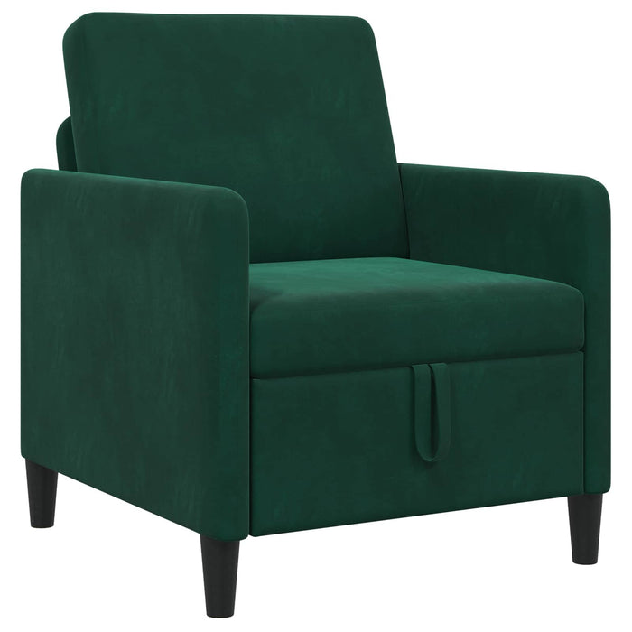Sofa cu Spațiu de Depozitare Verde închis 72 x 78 x 87 cm - WALTI WALTI