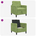 Sofa cu Spațiu de Depozitare Verde deschis 72 x 78 x 87 cm - WALTI WALTI