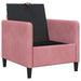 Sofa cu Spațiu de Depozitare Roz 72 x 78 x 87 cm Poliester - WALTI WALTI