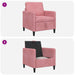 Sofa cu Spațiu de Depozitare Roz 72 x 78 x 87 cm Poliester - WALTI WALTI
